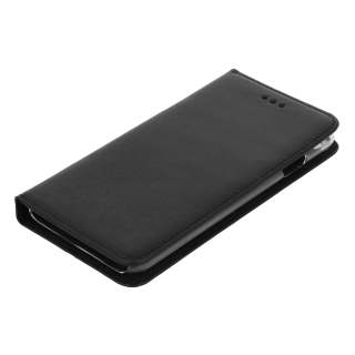 CASEual Leather Wallet  Apple iPhone 7 Schutzh&uuml;lle Lederh&uuml;lle Handyh&uuml;lle schwarz - neu