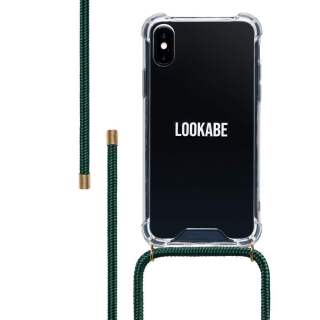 LOOKABE Necklace Case Handykette Apple iPhone XS Max gr&uuml;n Cover Schutz