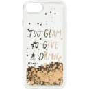 LAUT Pop Glitter Glam f&uuml;r iPhone 8 Handyh&uuml;lle Schutzh&uuml;lle gold transparent