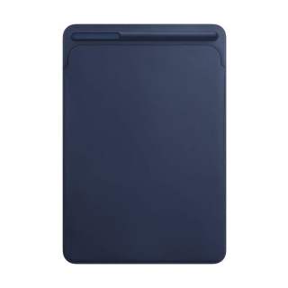 Apple Leather Sleeve Schutzh&uuml;lle f&uuml;r iPad Pro mit Stifthalter blau